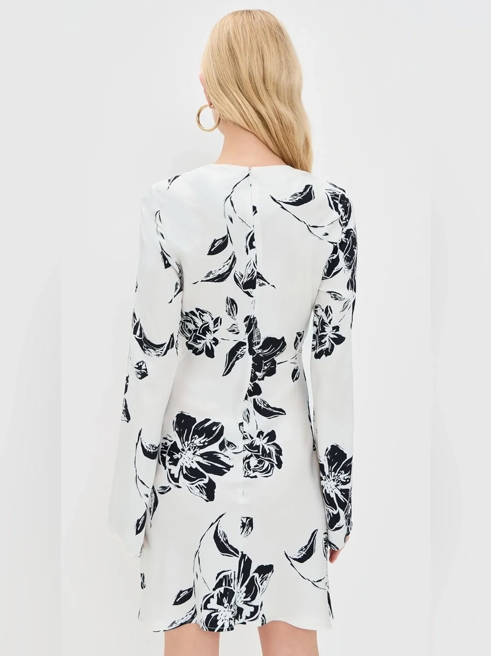 NWT Favorite Daughter The Truly Madly Mini Short Black & White Dress Size Medium